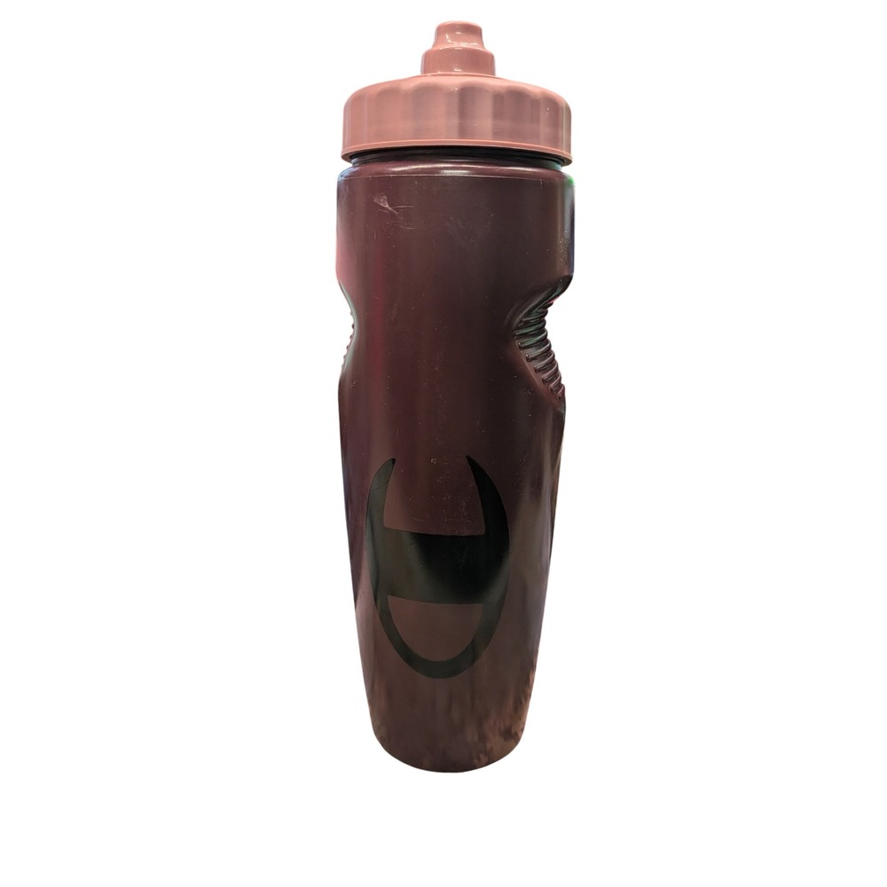 Champion 24oz Squeeze Water Bottle Maroon Pink‎ Athletic Sport Made in USA NEW